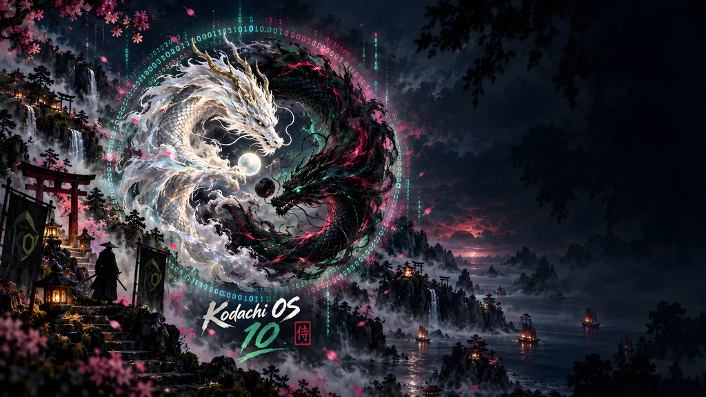10 Dragon Equilibrium by HodakPC, Kodachi OS wallpaper