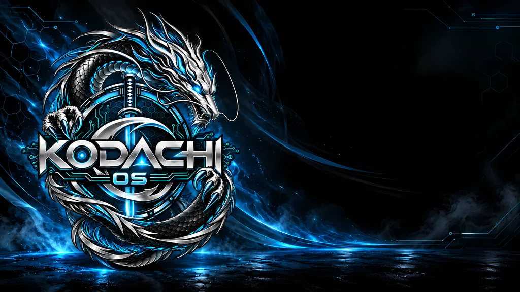 Azure Pulse by HodakPC, Kodachi OS wallpaper