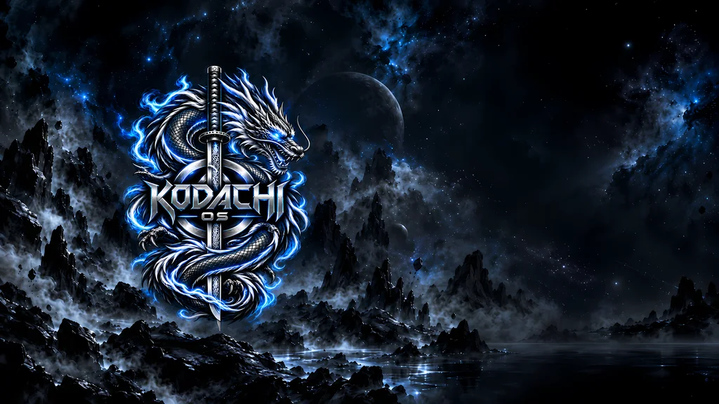 Azure Tempest by HodakPC, Kodachi OS wallpaper
