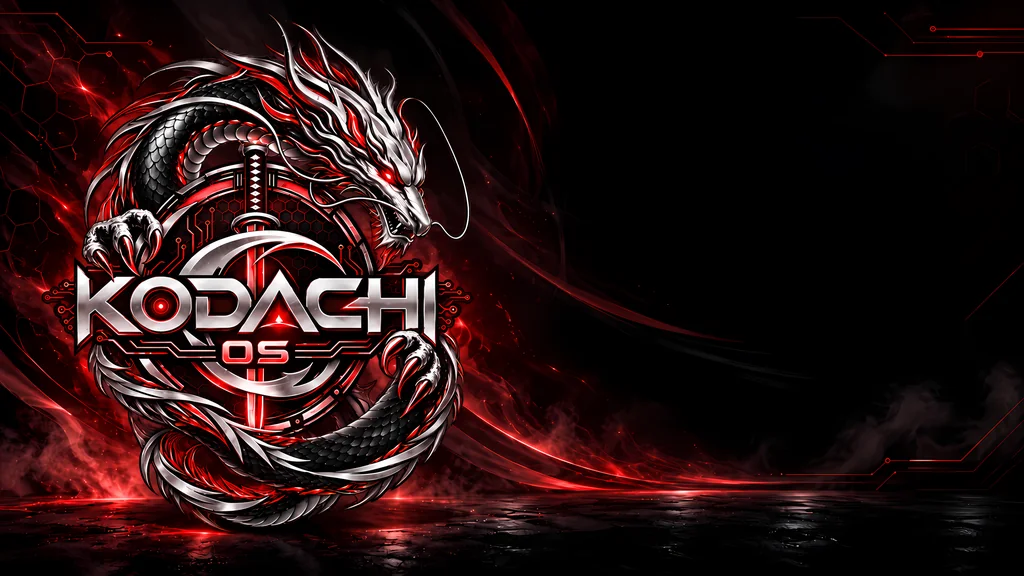 Crimson Pulse by HodakPC, Kodachi OS wallpaper