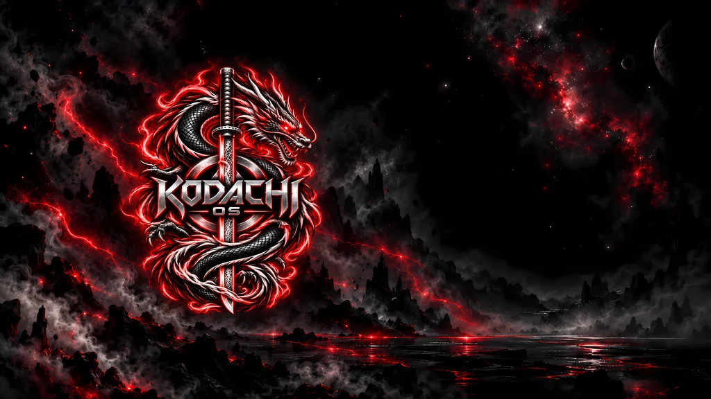 Crimson Rift by HodakPC, Kodachi OS wallpaper