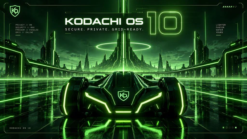 Dragon TRON Edition by HodakPC, Kodachi OS wallpaper