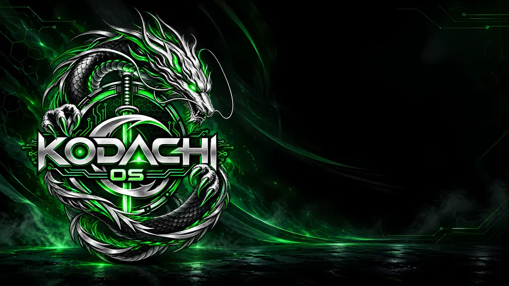 Emerald Circuit by HodakPC, Kodachi OS wallpaper