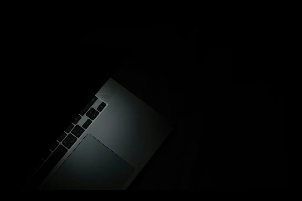 Grey Laptop Wallpaper by BlackwolfOz, Kodachi OS wallpaper