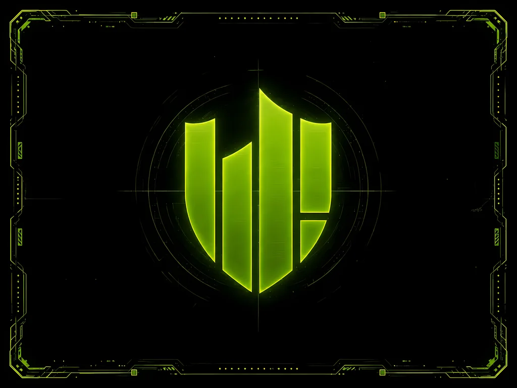 Kodachi Neon Command Shield by HodakPC, Kodachi OS wallpaper