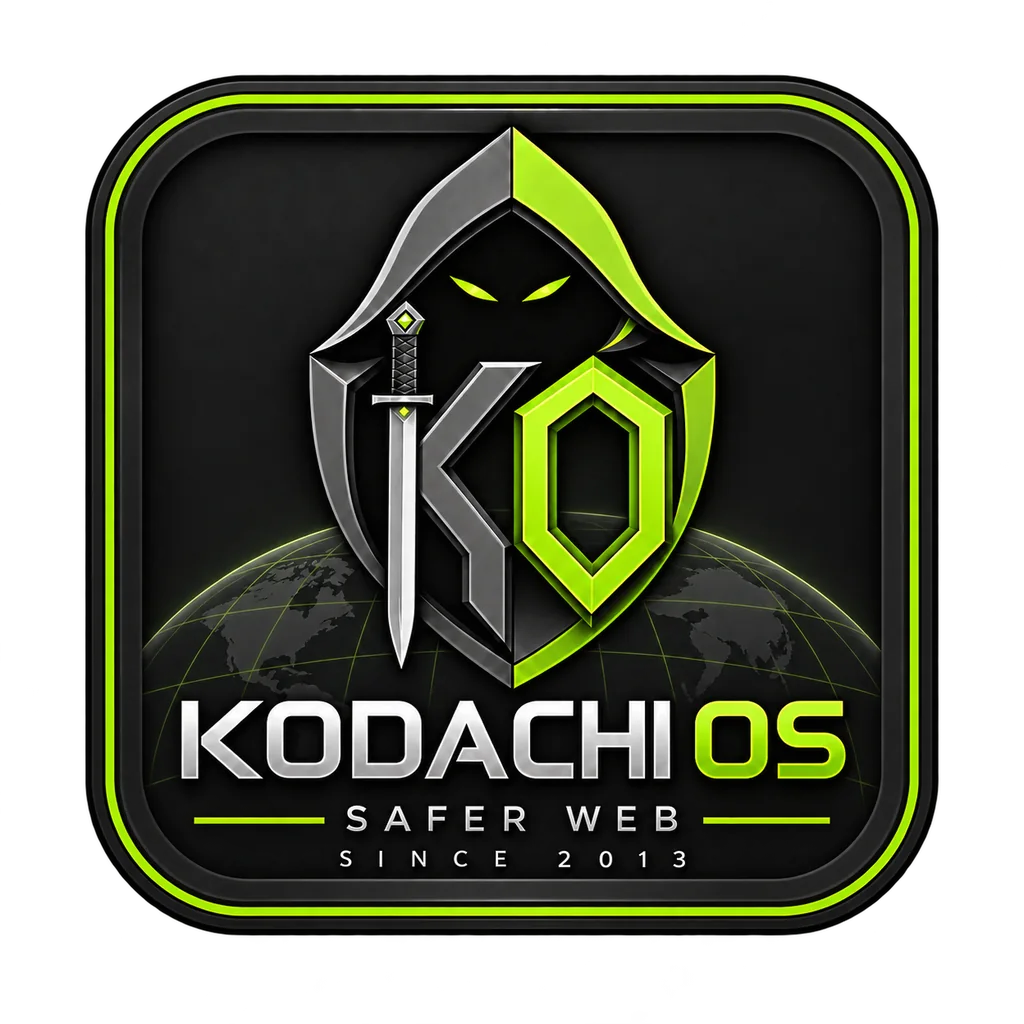 Neon Cybersecurity Rogue Badge by HodakPC, Kodachi OS crest