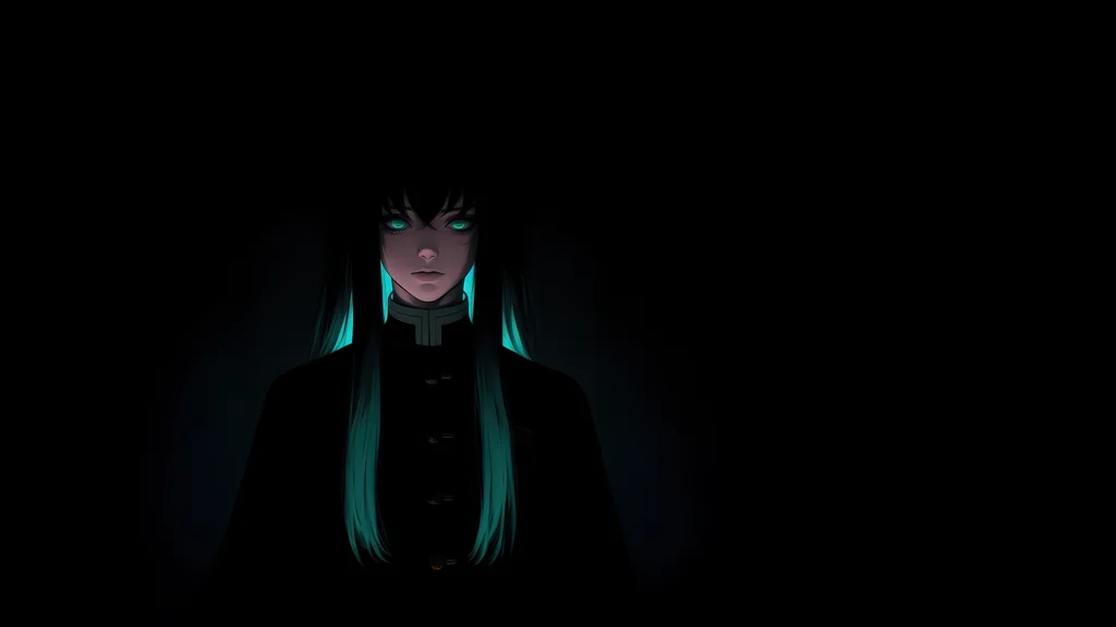 Neon Girl Wallpaper by BlackwolfOz, Kodachi OS wallpaper