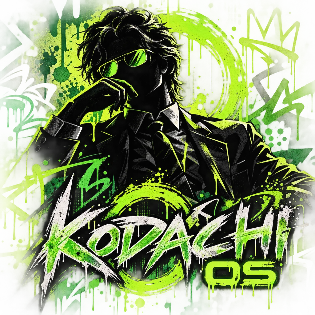 Neon Graffiti Hacker by HodakPC, Kodachi OS crest