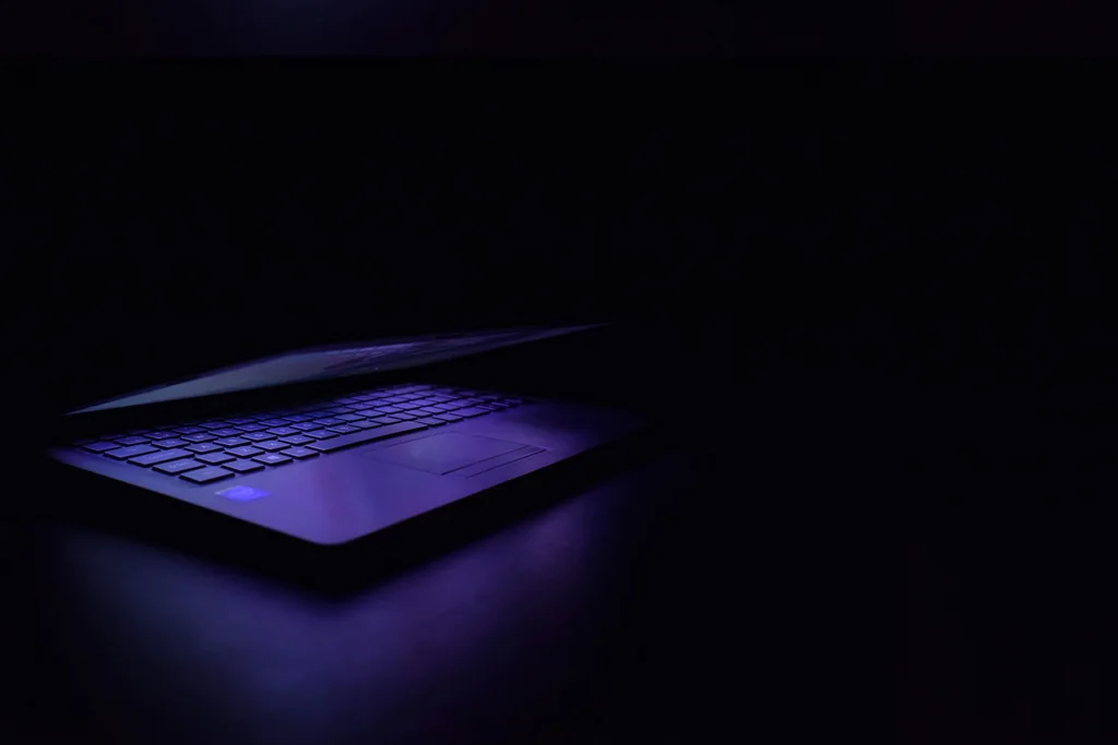 Purple Laptop Wallpaper by BlackwolfOz, Kodachi OS wallpaper