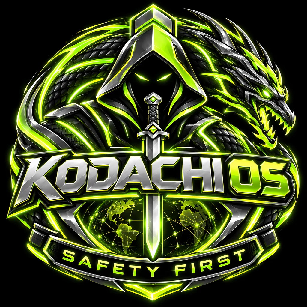 Safety First: Neon Dragon Crest by HodakPC, Kodachi OS crest