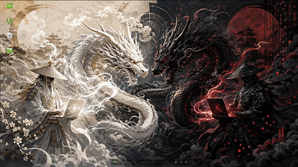 Thanks - this gave me some nice wallpaper ideas too. by HodakPC, Kodachi OS desktop